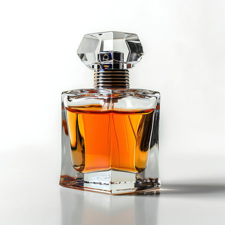 Perfume bottle isolated on white background.の素材