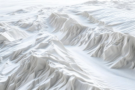 White sand dune texture. Abstract background.の素材