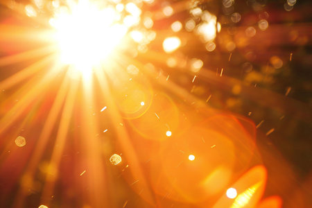 abstract natural background with bokeh defocused lights and shadowの素材