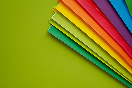 Colorful paper background with copy space for your text or image.の素材