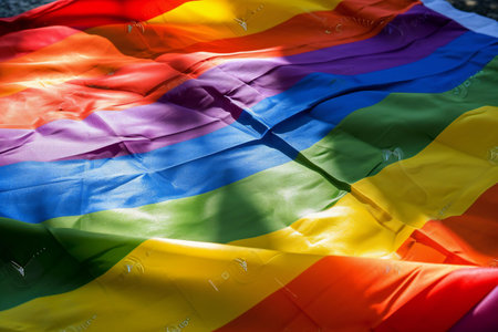 Rainbow flag background. Rainbow flag background. Rainbow flag background.の素材