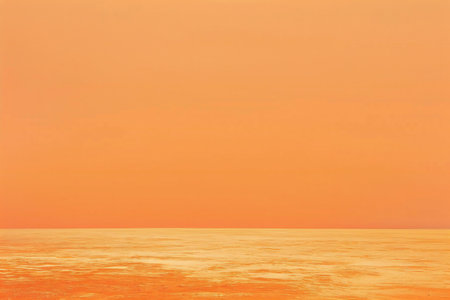 Sunset on the sea. Natural background for your design. Toned.の素材