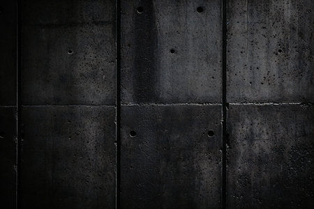 Grunge black metal background or texture for design with copy spaceの素材