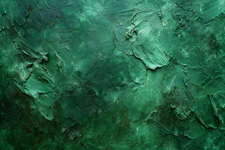 Texture of old green painted wall. Abstract background for design with copy space.の素材