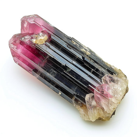 amethyst semigem geode crystals geological mineral isolated on white backgroundの素材