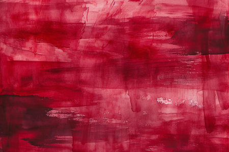Abstract watercolor painted background. Texture paper. Red and black.の素材