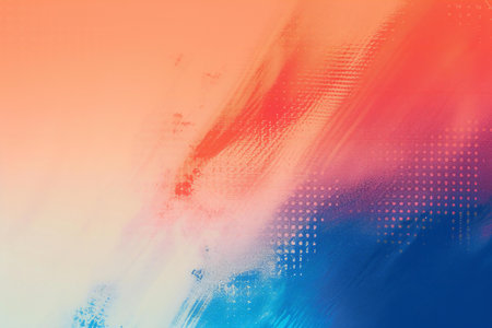abstract blue and orange background with grunge texture. vintage toneの素材