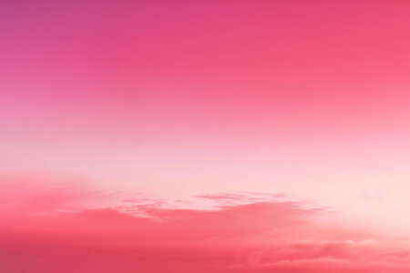Sunset sky background with a pastel colored, gradient pastelの素材