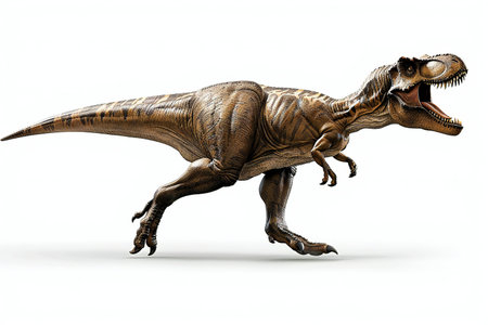 dinosaur isolated on white backgroundの素材