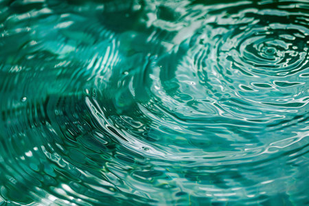 abstract background of ripples on the water in a swimming poolの素材