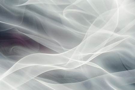 abstract white smoke on a dark background close-up macro photoの素材