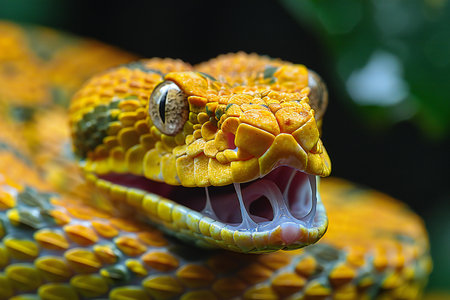 Close up of a boa constrictor snake, Thailand.の素材