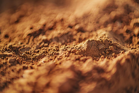 Close-up of an anthill in the ground. Abstract backgroundの素材