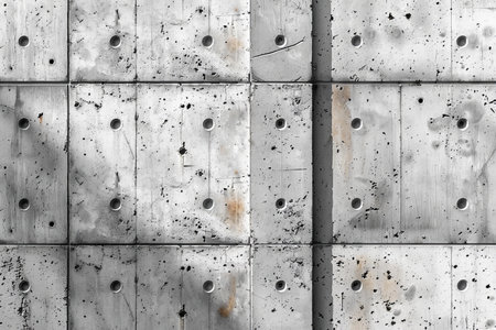 abstract background of concrete wall with holes and peeling paint.の写真素材
