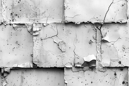 Old cracked paint on the wall. Abstract background and texture for design.の写真素材