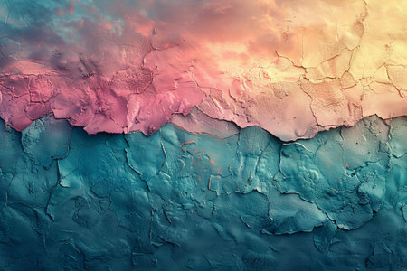 Colorful abstract background with grunge texture and pastel colors.の写真素材