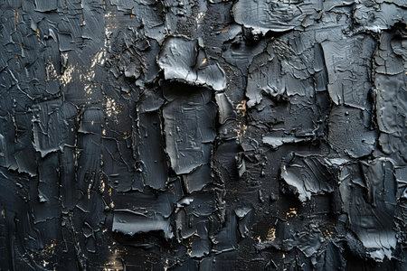Texture of black paint. Abstract background for design. Copy space for text.の写真素材