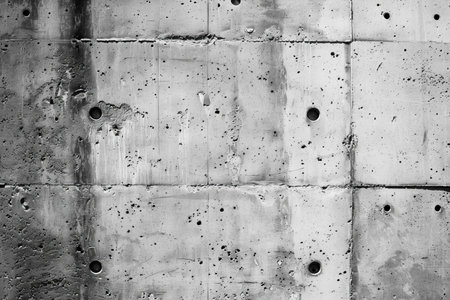 Old concrete wall texture. Black and white. Abstract background for design.