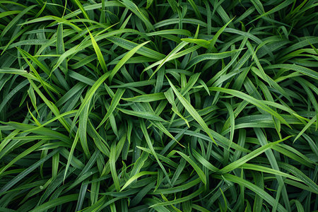 Green grass texture background. Top view of fresh green grass background.の写真素材