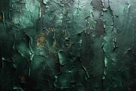 abstract background or texture of old paint on a metal surface with cracks and scratchesの写真素材