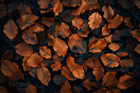 Autumn leaves background. Fall leaves background. Autumnal background.の写真素材