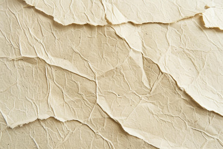 Piece of crumpled paper as a background. Texture.の写真素材