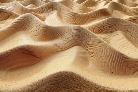 Sand dunes in the Sahara desert, Morocco. Close up.の写真素材