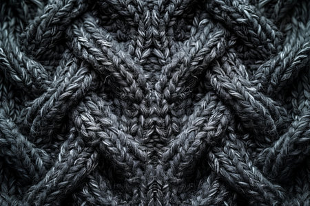 Woolen knitted texture. Knitted woolen background.