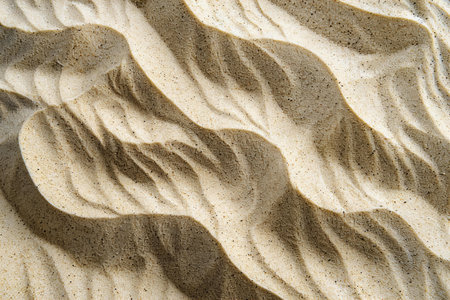 Close up view of sand texture. Abstract background and texture for design.の写真素材