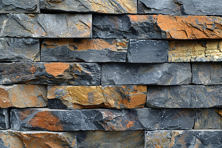 Close up of a wall made of natural stone. Great background or texture.