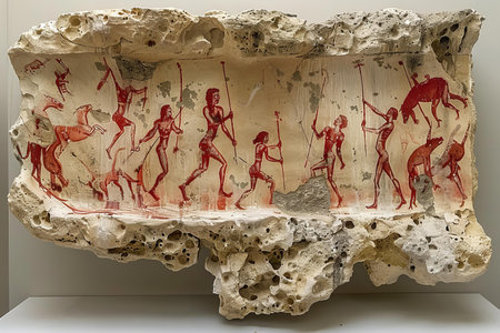 Ancient hieroglyphs in the Museum of Anatolia.