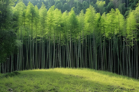 bamboo forestの写真素材