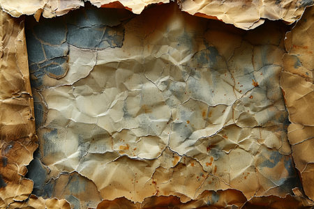 Old grunge paper background. Crumpled sheet of paper.