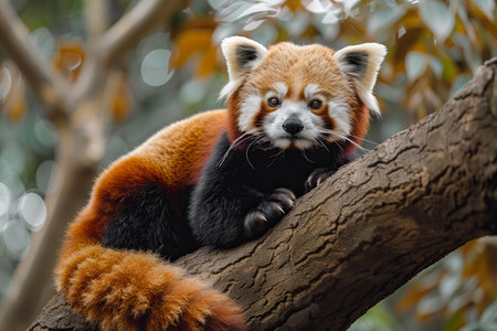 Red panda or Lesser Panda (Ailurus fulgens)