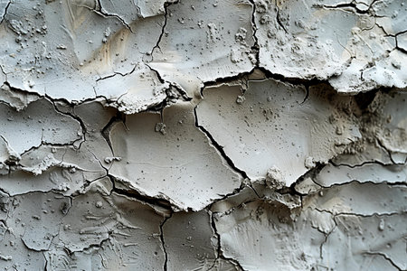 Texture of old concrete wall with cracked paint. Abstract background for design.