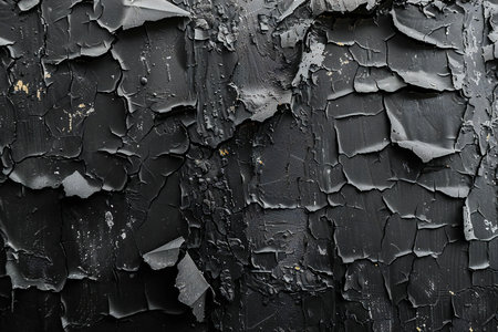 Grunge black paint texture. Abstract background and texture for design.の写真素材