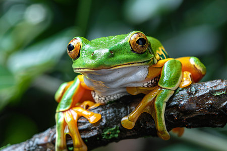 Red-eyed tree frog (Hyla arborea)