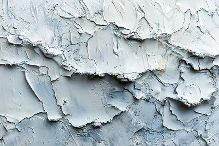 Texture, background, pattern. The wall is painted with white paintの写真素材