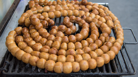 Thai rice ball sausageの写真素材