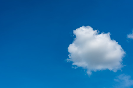 beautiful clouds in the  blue sky of Thailandの写真素材