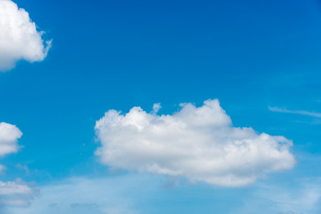beautiful clouds in the  blue sky of Thailandの写真素材