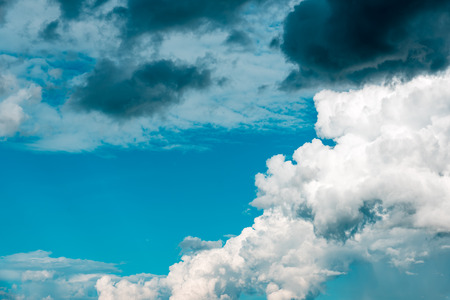 Sky with amazing big size of  clouds  の写真素材