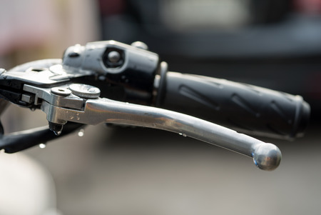 Part of Classic motorcycleの写真素材