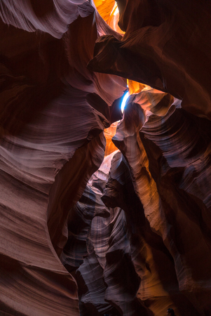 The Antelope Canyon, near Page, Arizona, USA. The Antelope Canyonの写真素材