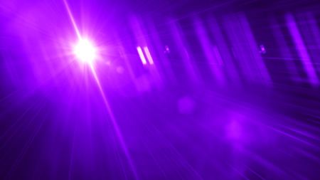Digital lens Flare , Natural lens flare., Abstract overlays background.の写真素材