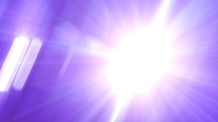 Digital lens Flare , Natural lens flare., Abstract overlays background.の写真素材