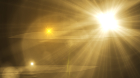 Digital lens Flare , Natural lens flare., Abstract overlays background.の写真素材