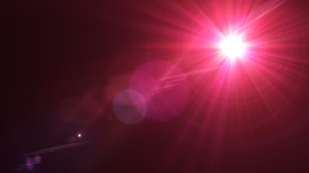 Digital lens Flare , Natural lens flare., Abstract overlays background.の写真素材