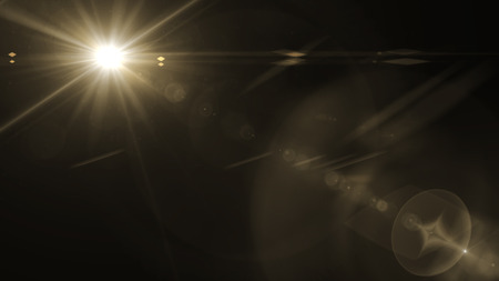 sunlight special lens flare light effect. Sun flash with rays and spotlight