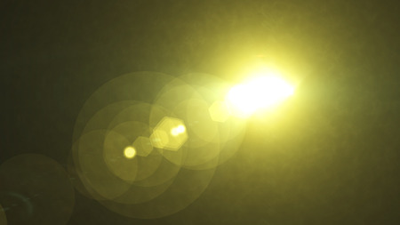 Colorful ight special lens flare effect. Sun flash with rays and spotlight.